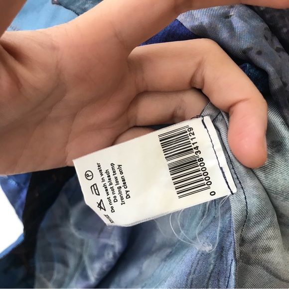 Rochas Paris Navy Blue Printed Top Italy - Picture 5 of 5